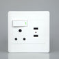 ASUMA S001- B USB Outlet Switch – Convenient Wall Switch with USB Outlets Receptacles