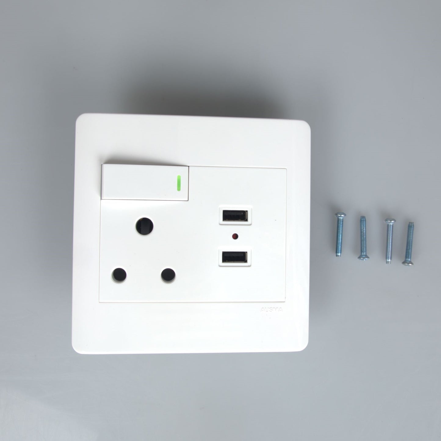 ASUMA S001- B USB Outlet Switch – Convenient Wall Switch with USB Outlets Receptacles