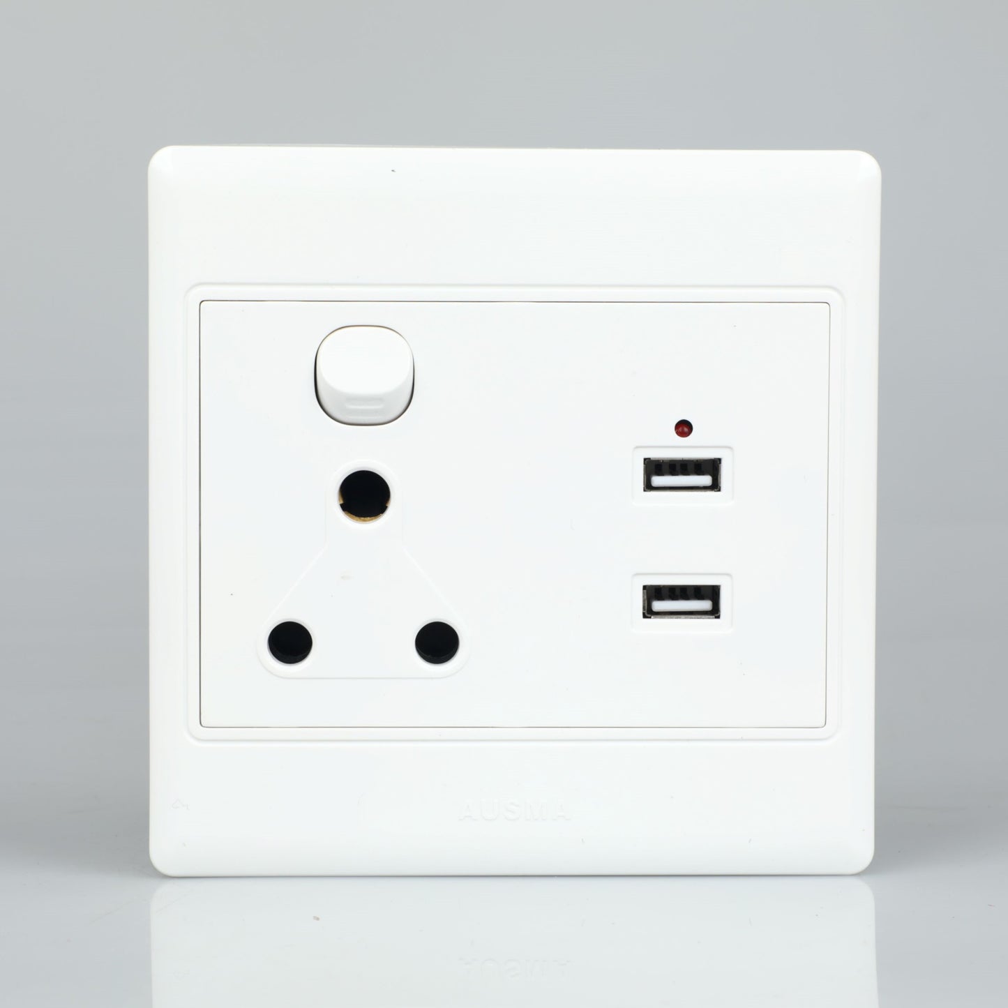 ASUMA S001 USB Outlet Switch – Convenient Wall Switch with USB Outlets Receptacl