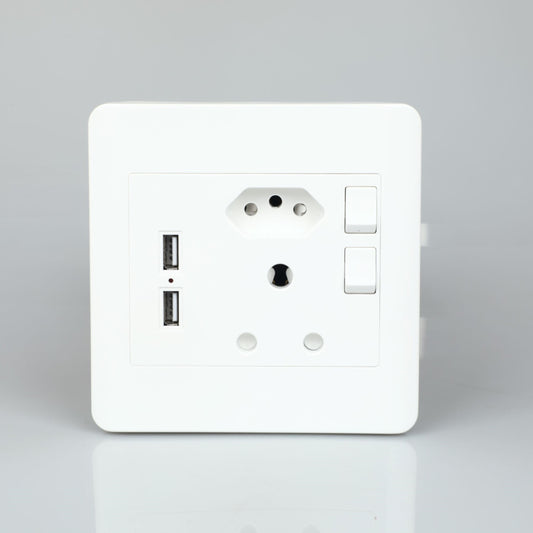 AUSMA D02- 1USB Plug Adapter for Wall Outlet - Convenient USB Outlet with Enhanced Functionality