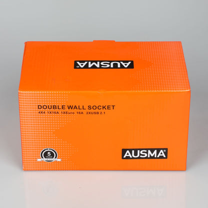 AUSMA D02- 1USB Plug Adapter for Wall Outlet - Convenient USB Outlet with Enhanced Functionality