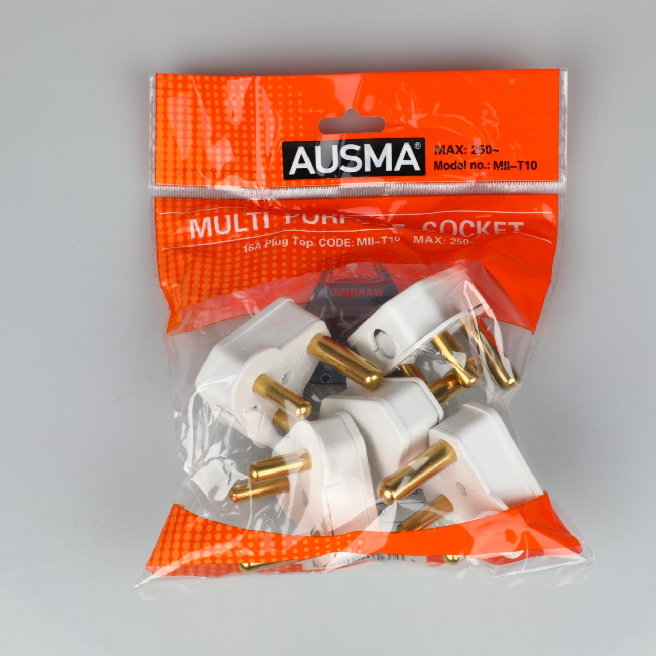 AUSMA Mii-T10 3 Prong Plug - Replacement Electrical Plug, 16A - Reliable and Safe