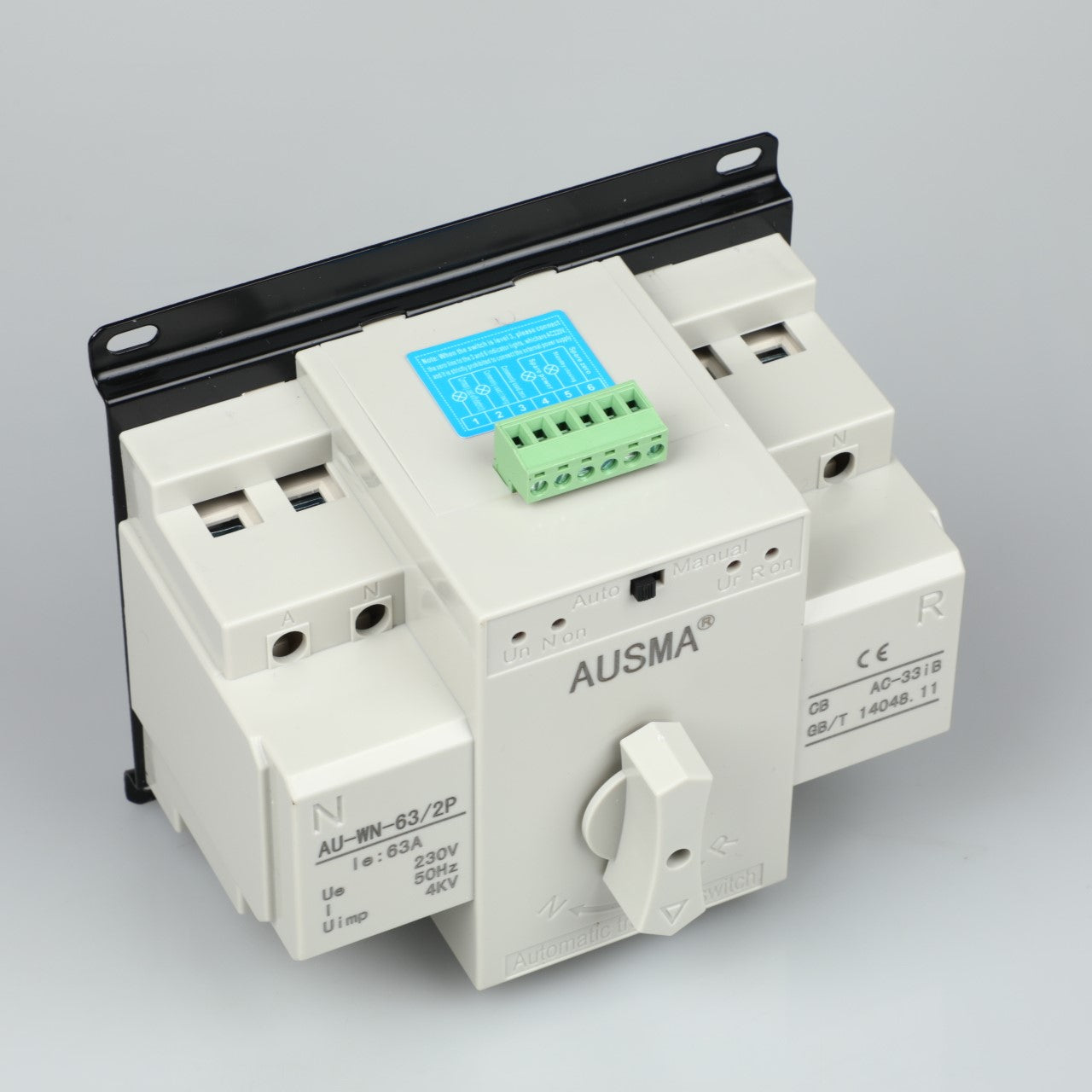 AUSMA AU-WN-63 2P 63A Automatic transfer switch 2P 63A