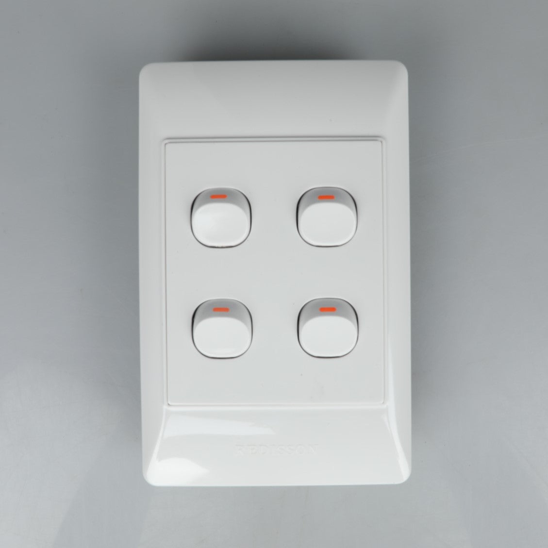 REDISSON  Paddle Light Switch – White, Safe and Long-lasting Four Channel Control A104