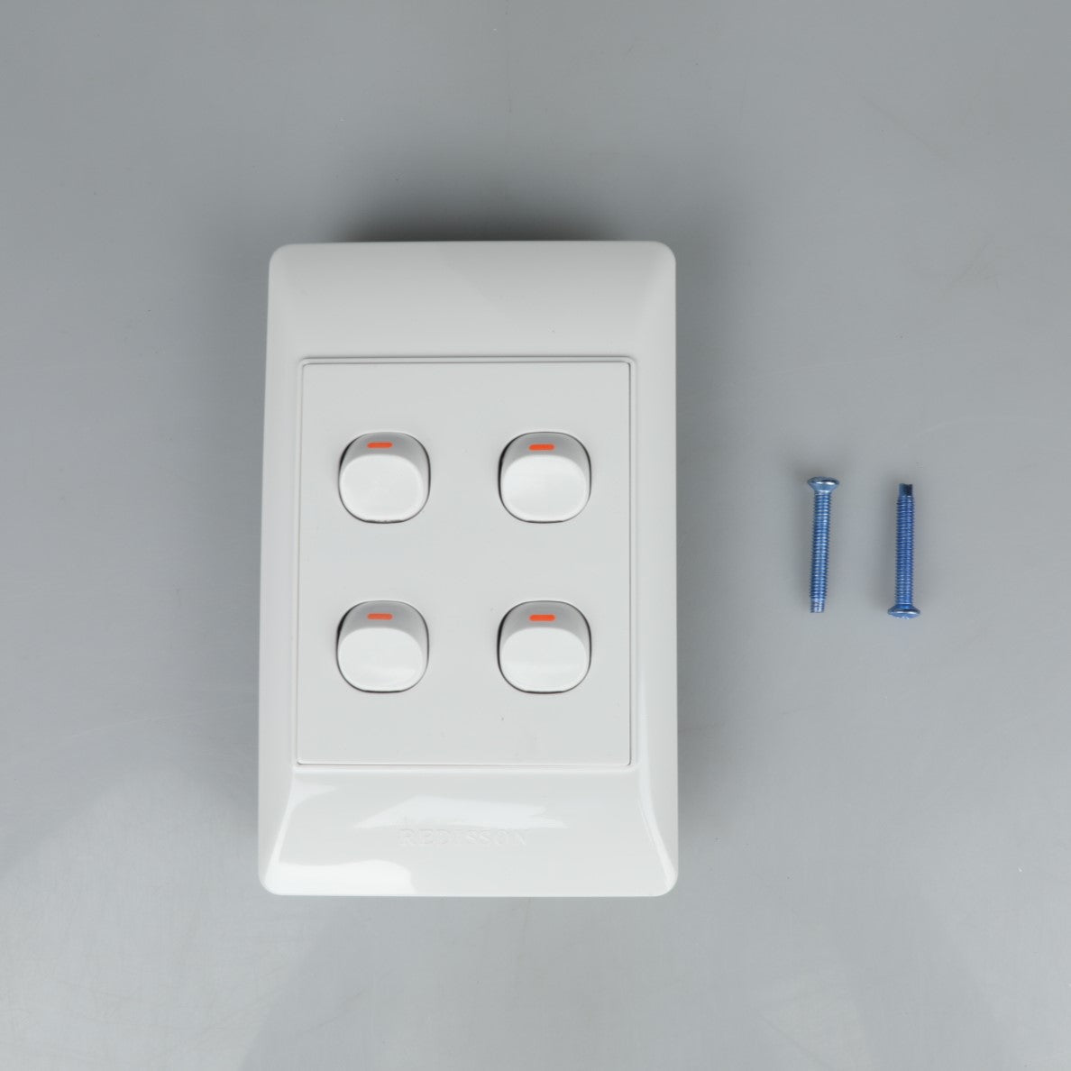 REDISSON  Paddle Light Switch – White, Safe and Long-lasting Four Channel Control A104