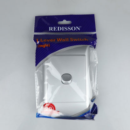 REDISSON Paddle Light Switch – Silver, Safe, and Long-Lasting Control for Two Channels  A101(SIL)