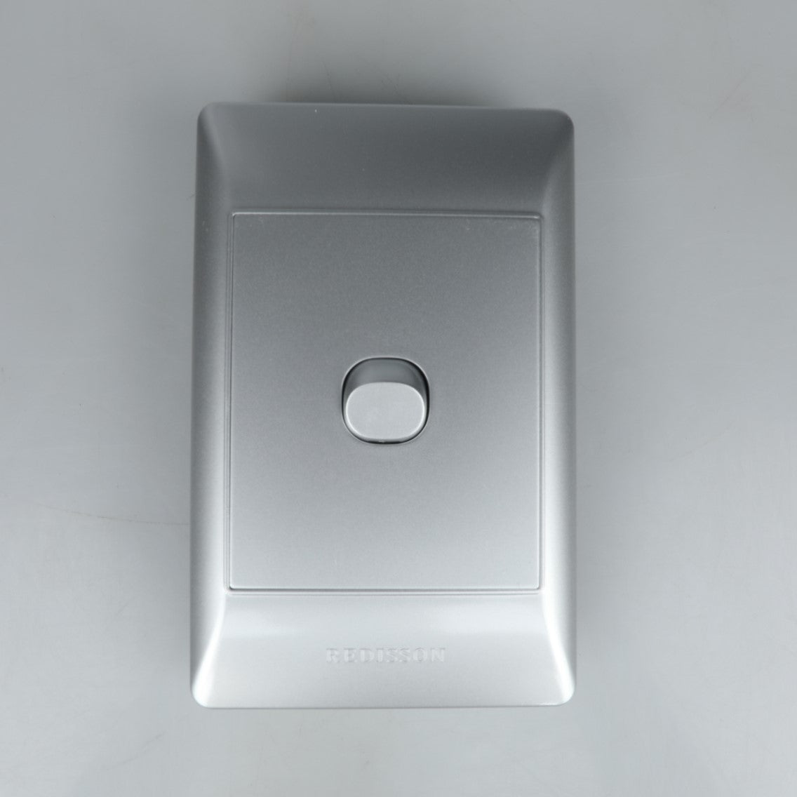 REDISSON Paddle Light Switch – Silver, Safe, and Long-Lasting Control for Two Channels  A101(SIL)