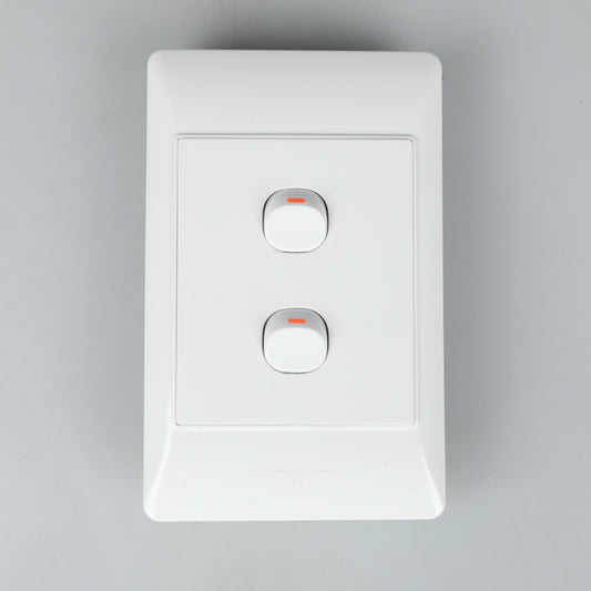 REDISSON Paddle Light Dual Switch – White, safe and long-lasting two channel control   A102