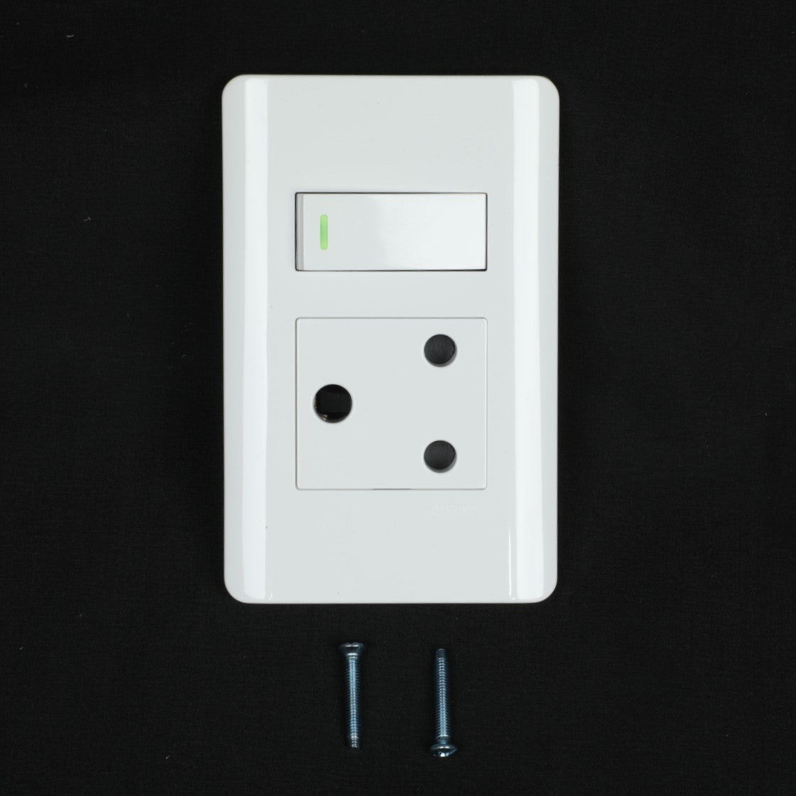 AUSMA M-08-B White wall switch socket – easy control and long-lasting quality 16A,1 switch