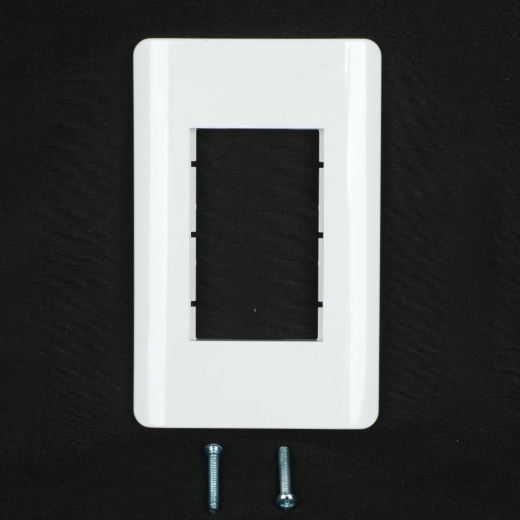 AUSMA S001-100-W Outlet Covers 4X2 Cover plate plug grid- White - Secure Protection for Your Home