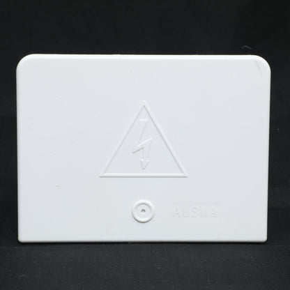 AUSMA  Weatherproof Enclosure 4x2 in White - Ensuring Long-Term Safety for Your Electrical Components F-4X2