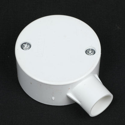 PVC Conduit Box Junction Box 1 Way Waterproof for Electronic Projects PVC Plastic Junction Conduit Box G-01