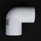 25mm PVC Solid Elbow Furniture Grade 2 Way PVC Elbow Fitting - Durable Corner Connectors for DIY Furniture Projects G-11