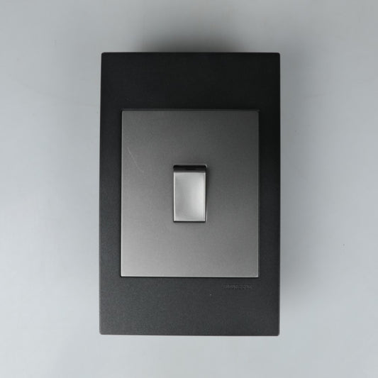 REDISSON A101D-C-SG 1 Lever 2 Way Wall Luxury Switch – Silver Grey Elegance, Safe and Long Life for Stylish Simplicity