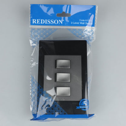 REDISSON Lever Wall Luxury Switch – Silver Grey Elegance, Safe and Long Life for Stylish Simplicity A103-C-SG 3