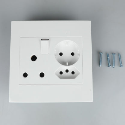 REDISSON D03-C 1X16A 1XNEW16A 1XSchuko 5A Double Wall Luxury Switched Socket – Elevate Your Space with Safe and Stylish Functionality