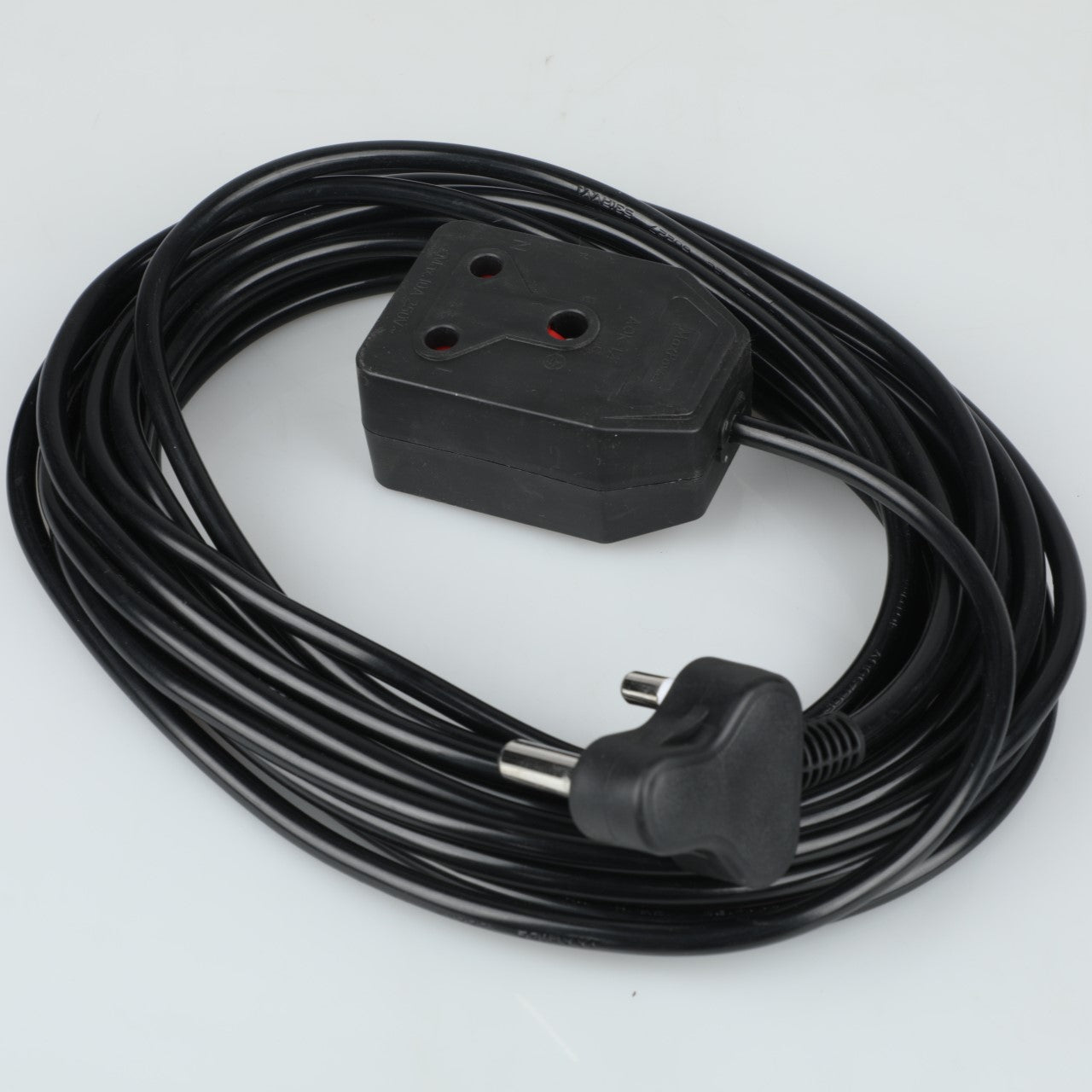 REDISSON 10M AOK-12C black 3 Outlet Extension Wire - 10M Black Cord for Safe and Long-Term Use