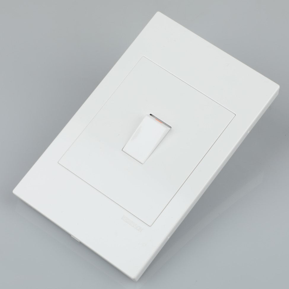 REDISSON A101-C Paddle Light Switch – White, Safe, and Long-Lasting Control for Two Channels