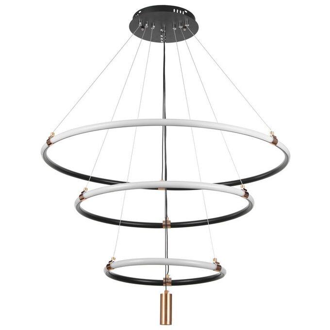 3 color Modern Ring Gold Premium Sense Dining Chandelier Pendant Light Bar Light (3 Rings) 2049-4-6-8