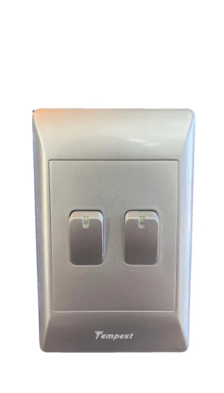 4x2 2 Lever Light Switch SA002/S