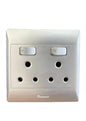 4x4 Double Wall Plug  Silver SA025/S