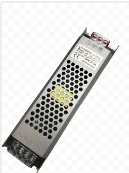 24V 200W 8.3A Slim Cage Power Supply DS-200-24