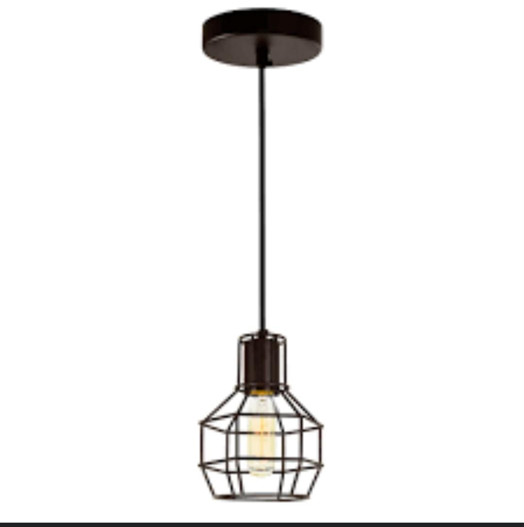 1 Rope indutrial kitchen pendant ceiling light fitting-chandelier cover for dining room 6018/1 BK