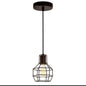 1 Rope indutrial kitchen pendant ceiling light fitting-chandelier cover for dining room 6018/1 BK