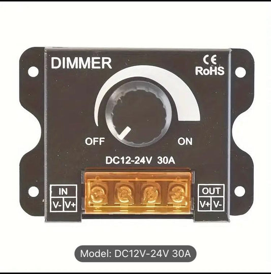 12v-24v  30amp LED Strip Dimmer