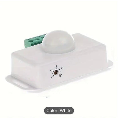 12v-24v PIR Sensor adjustable LED White infrared Motion Detector body motion Sensing Light Switch (Copy)