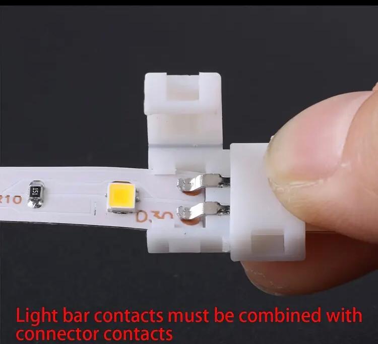 8mm 2-Pin wire LED Strip Connector