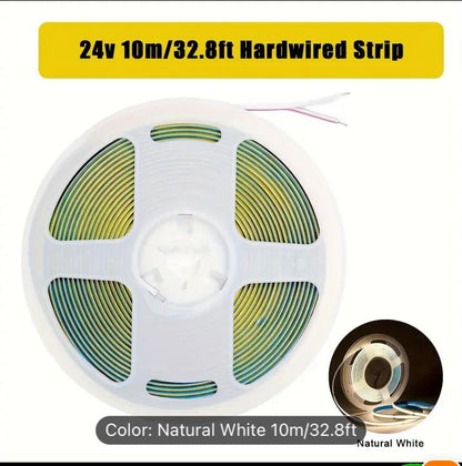 24VD NATURAL WHITE 4000K LED COB  STRIP LIGHT IP20 12W/M /10M