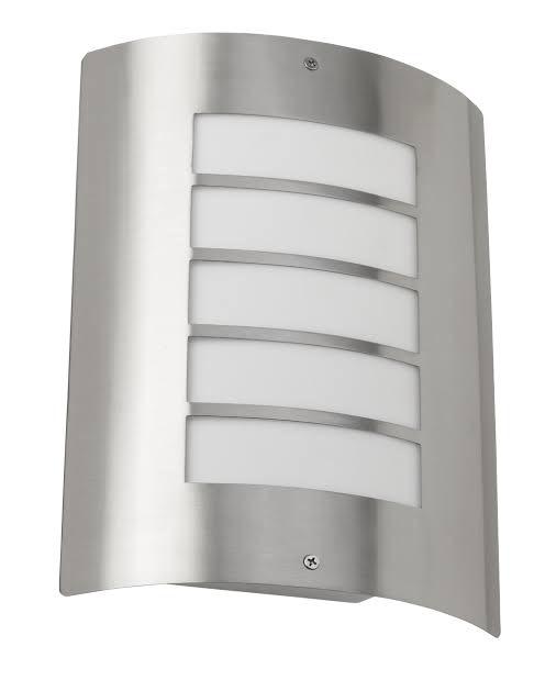 Aluminium Curved Outdoor Wall Lamp E27 8416