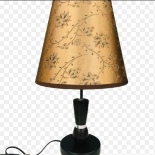 Flower symbol beside bedroom table lamp HD020