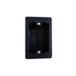 4×2 PVC black Surface Box WBSF-4X2