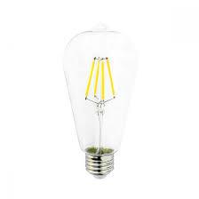 4w clear  led filament cool white 6000k bulb E27  clear tmpst