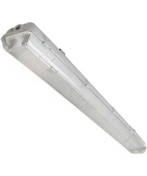 T8 Weatherproof Double Closed Channel for LED Tube Light fitting 4ft 1.2m 5ft THL-FL2x18w