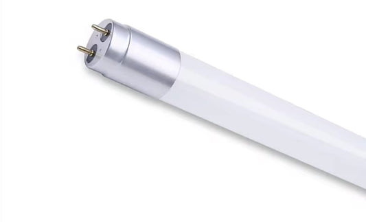 0.6m Silver and Glass Led Tube (2ft) T8 – Frosted 10w TLH-FL 10w