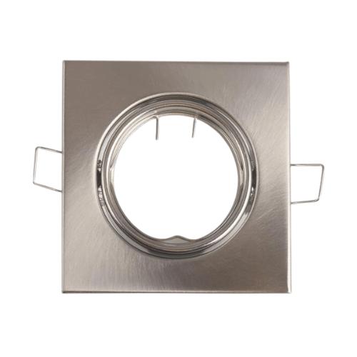 Downlight Brushed silver Square Swivelling Spotlight KS1712 SN