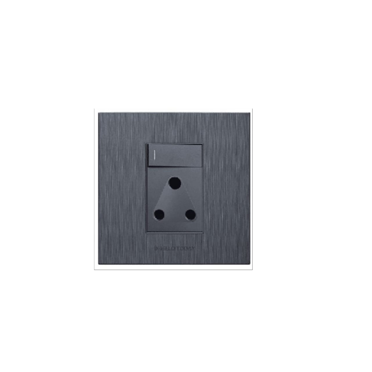 4 x 4 Single Switched Socket Outlet 1x16A- Vertical S6-209/S