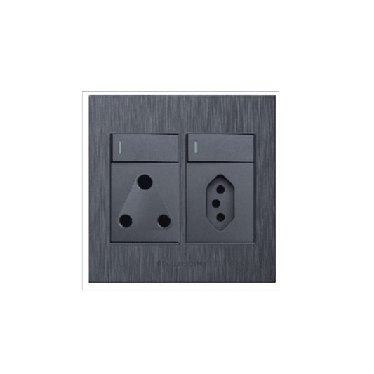 4 x 4 Single & Europe 2 pin Switched Socket Outlet S6-210\Euro